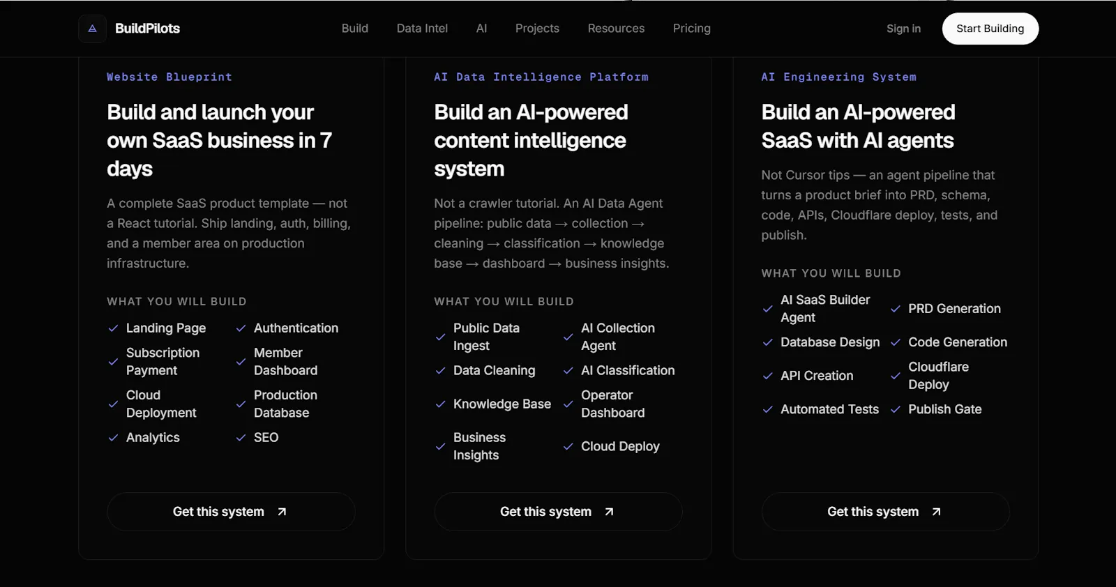 BuildPilots screenshot 2