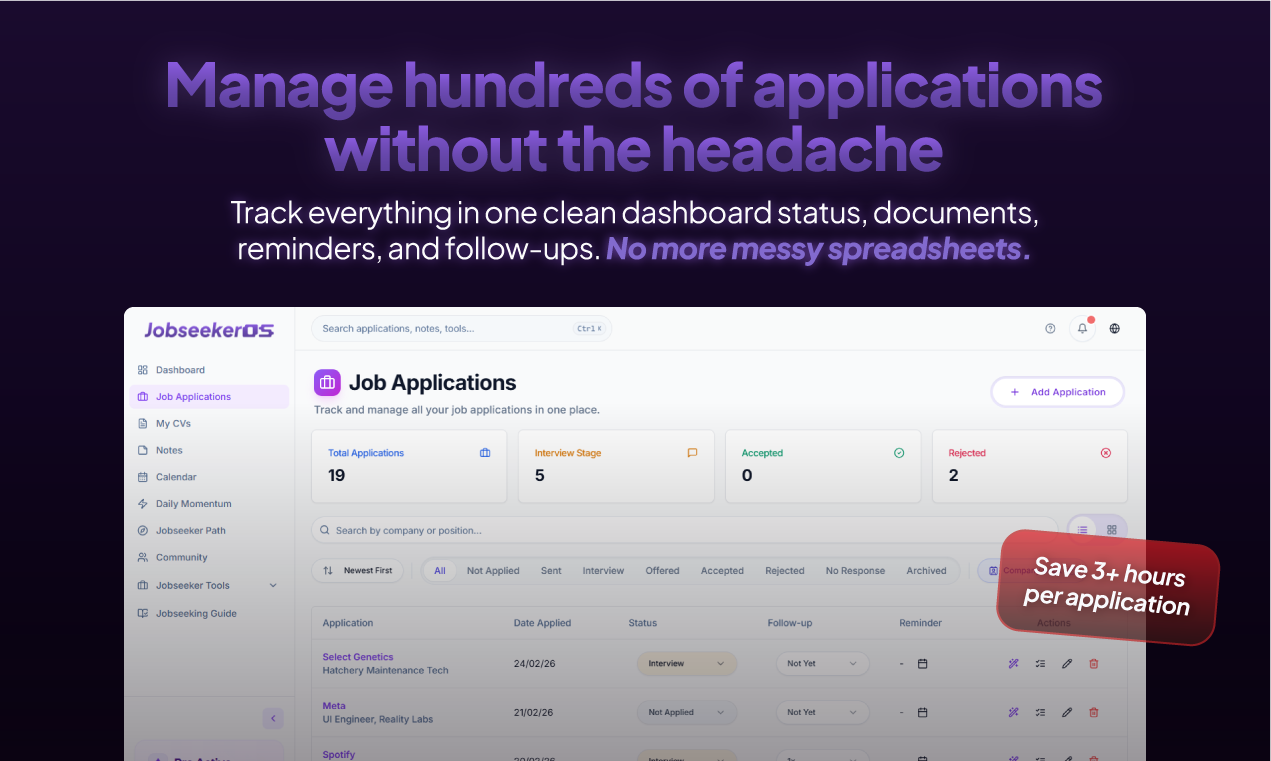 JobseekerOS gallery image