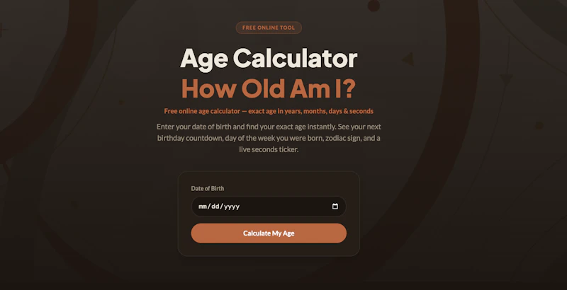 AgeCalcFree screenshot 1