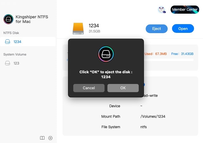 Média Kingshicher NTFS - Vous aider à lire et à écrire des lecteurs NTFS sur votre Mac 4