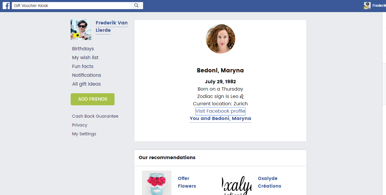 Gifts on Facebook gallery image