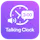 Talking Clock- time announcer app