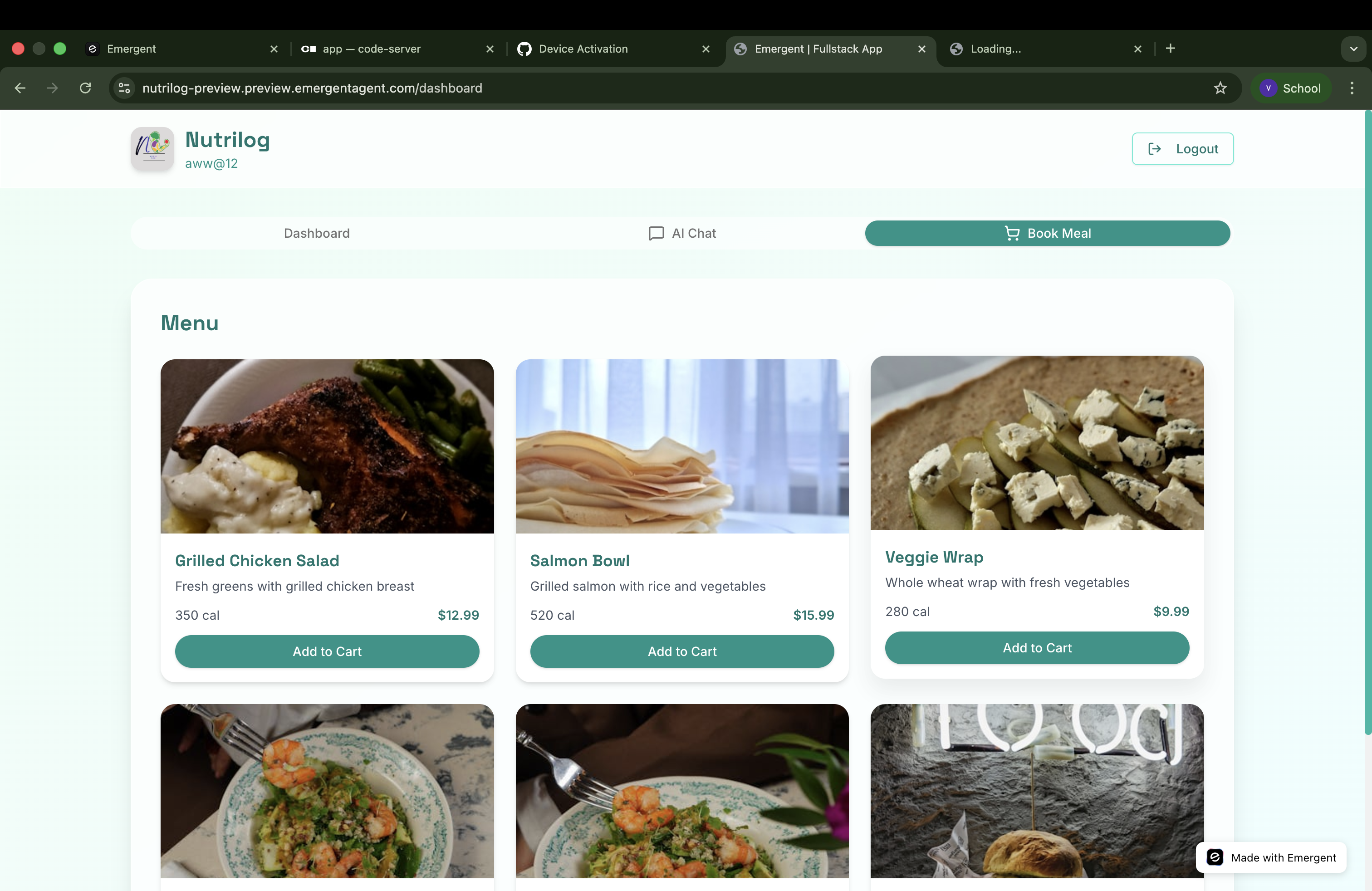 Nutri Log  gallery image
