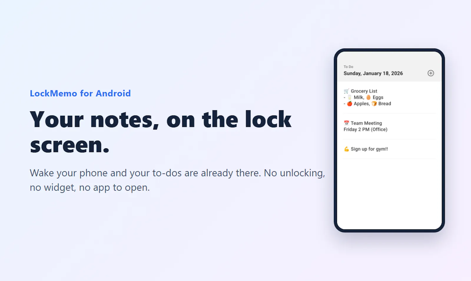 LockMemo screenshot 2