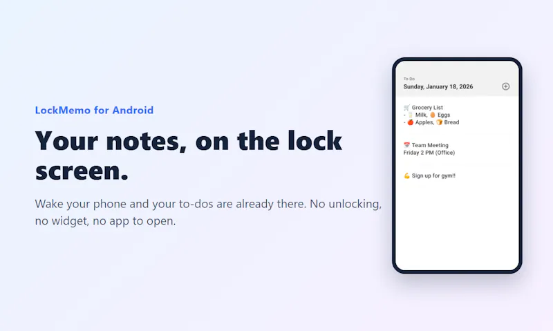 LockMemo screenshot 2