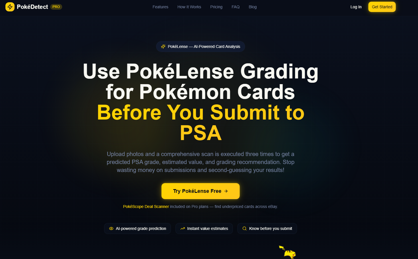 PokéDetect - Main product screenshot demonstrating key features and user interface