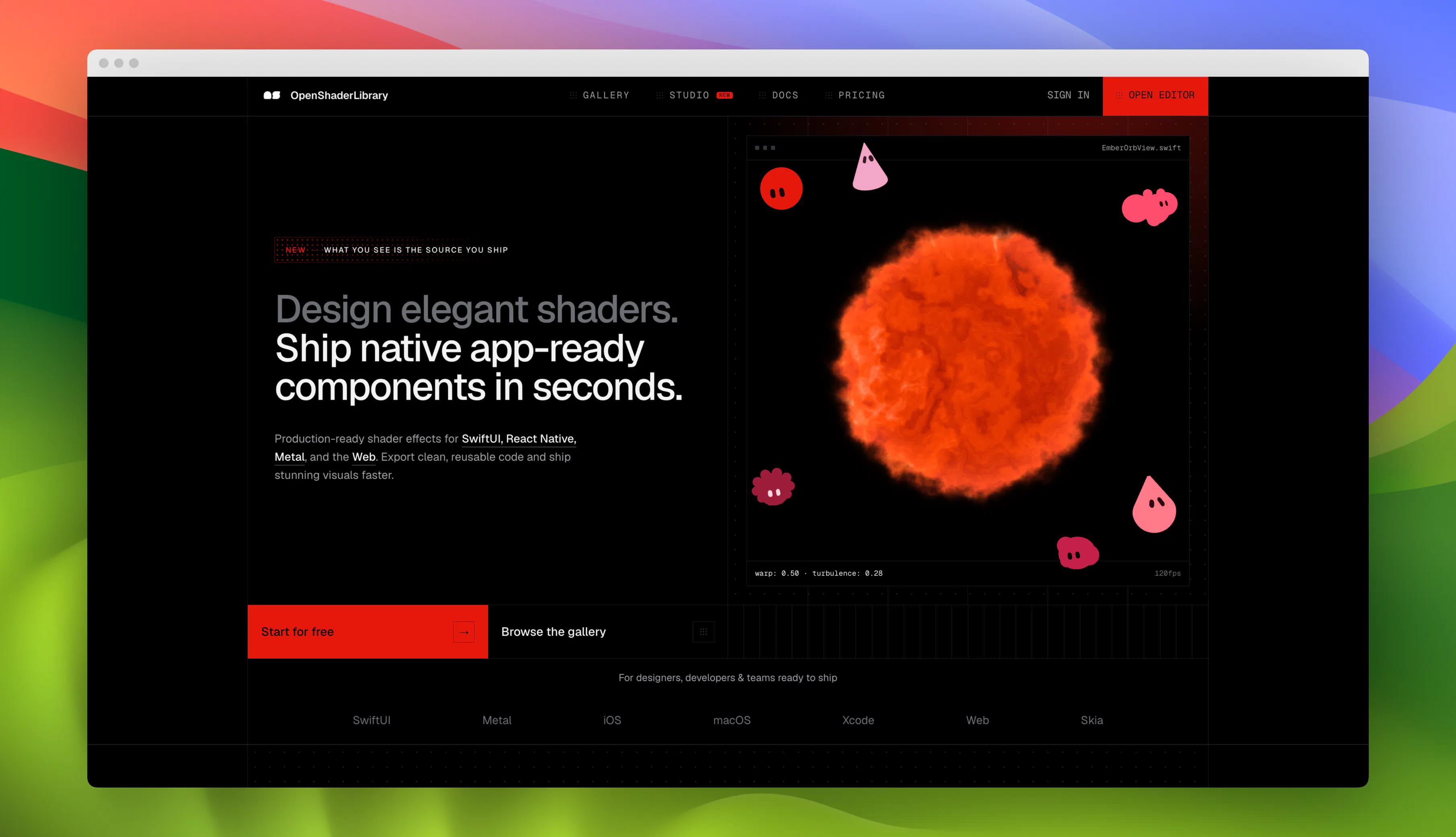 OpenShaderLibrary gallery image