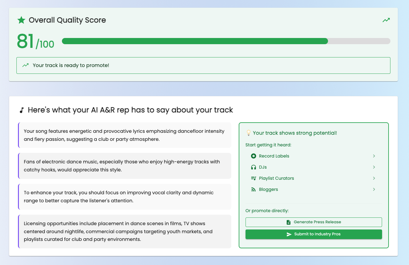 DropTrack Music Analyzer gallery image
