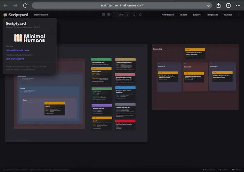 Scriptyard screenshot 3