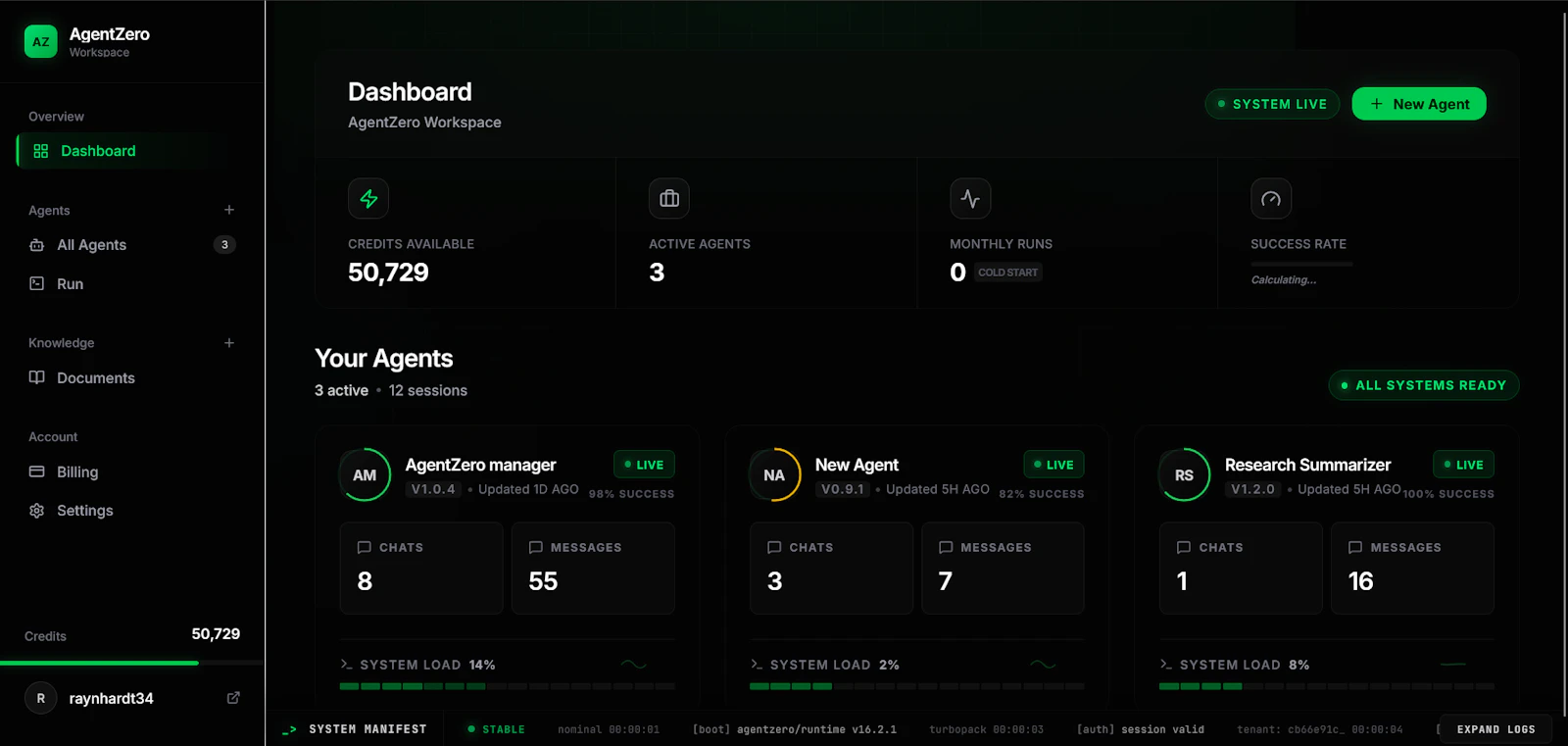 AgentZero screenshot 2