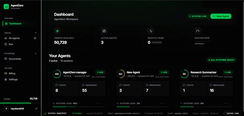 AgentZero screenshot 2