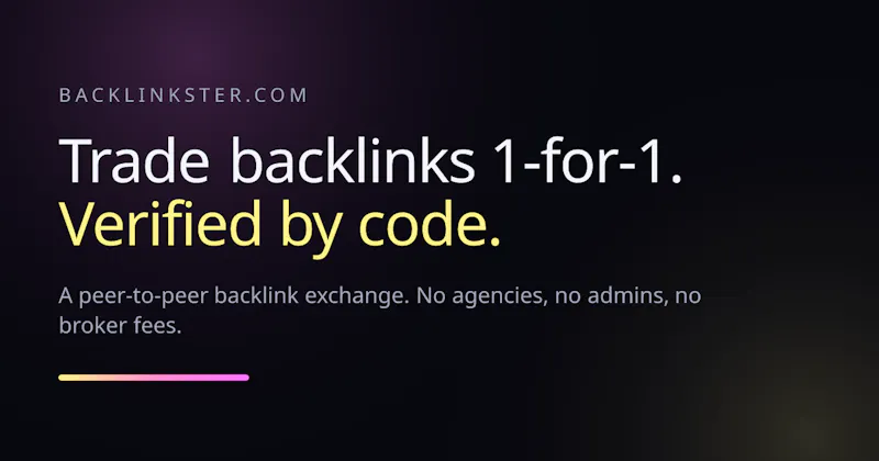 Backlinkster screenshot 1