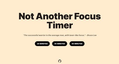 Not Another Focus Timer gallery image