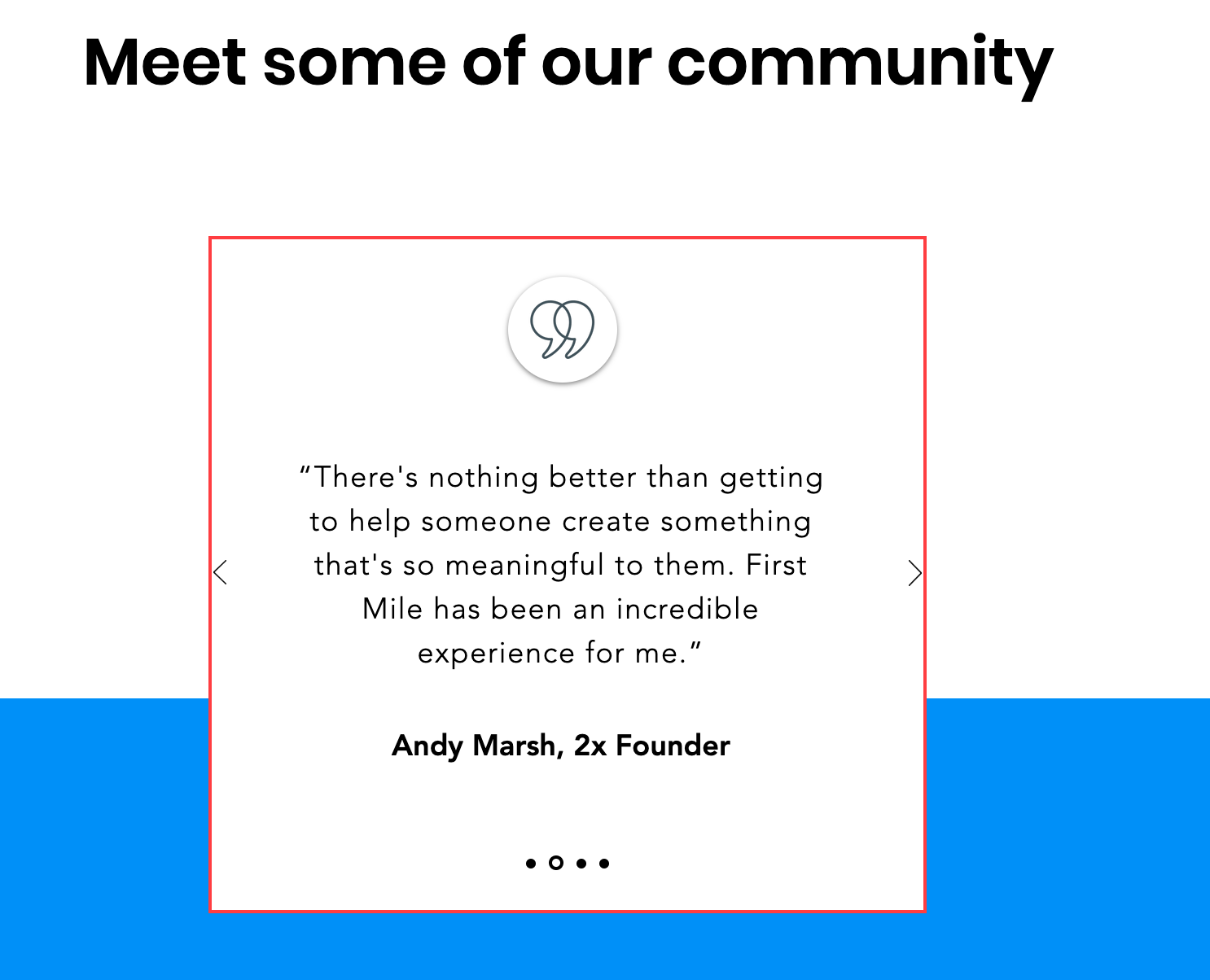 First Mile gallery image