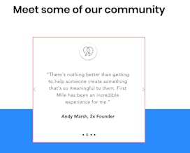 First Mile gallery image