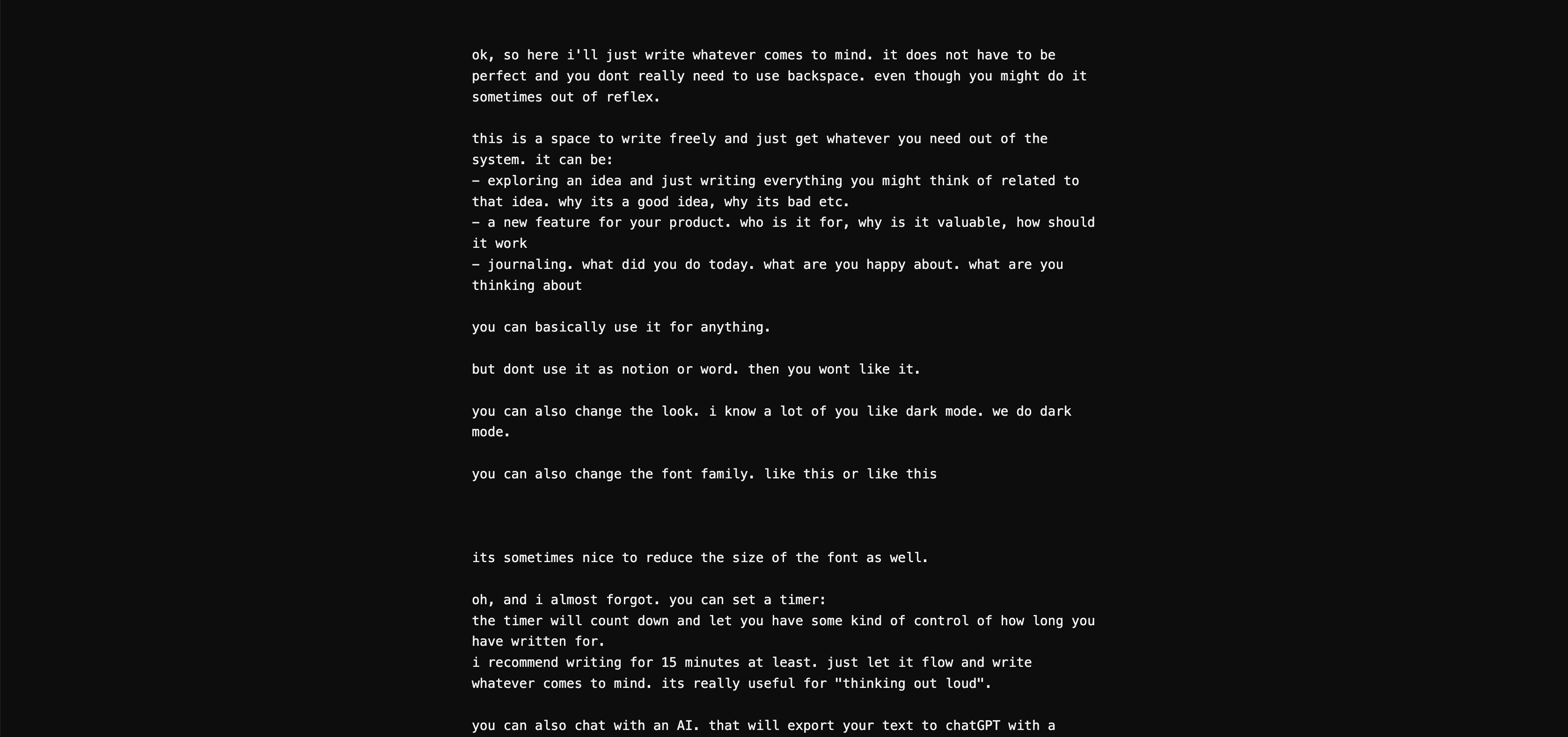 Média lumowrite.com - Écriture sans distraction 6