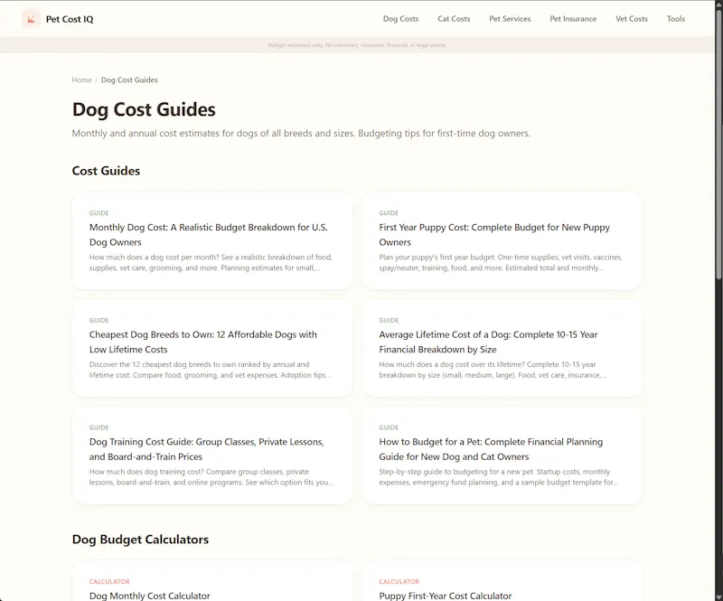Pet Cost IQ screenshot 5