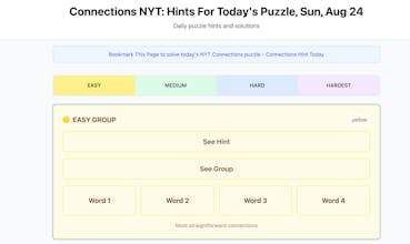 Connections NYT gallery image