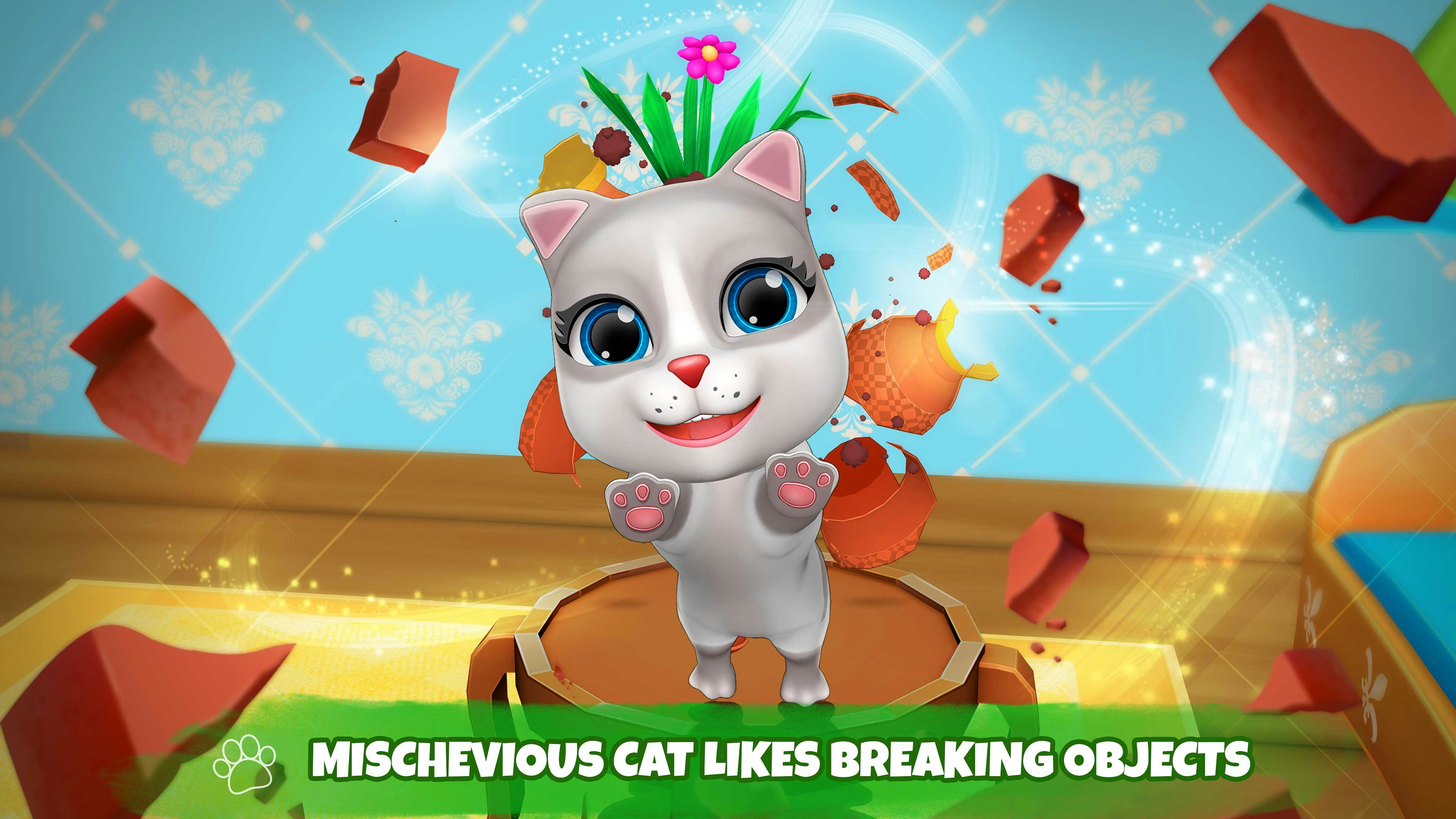 Kitty Crash: Cat Simulator oyunu - Sevimli küçük kedinizle maceraya başlamaya hazır mısınız? medya 1