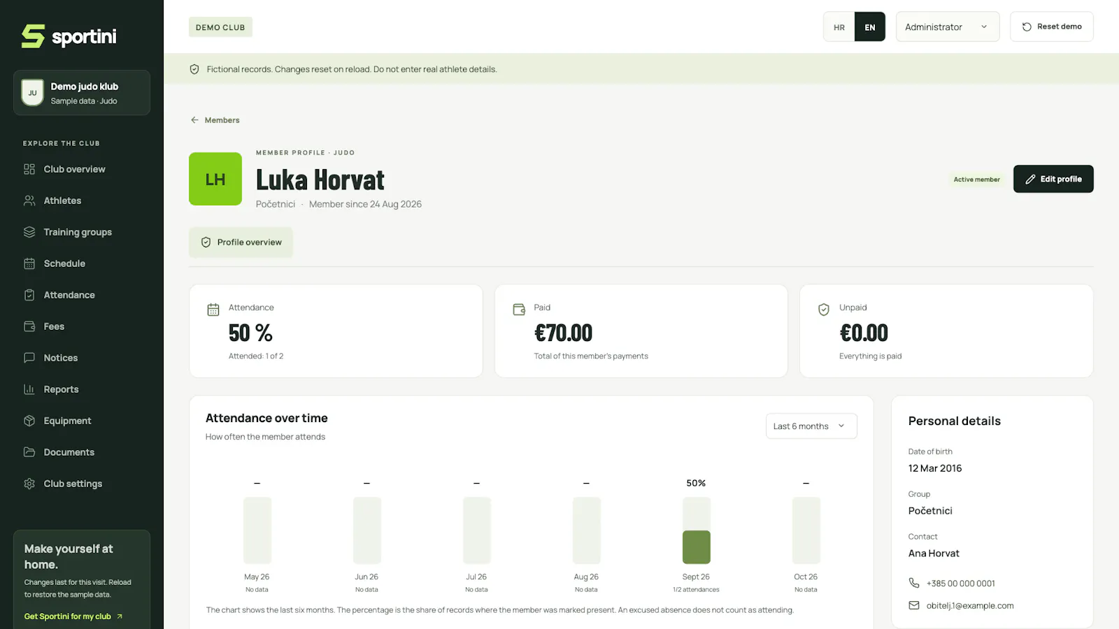 Sportini screenshot 4
