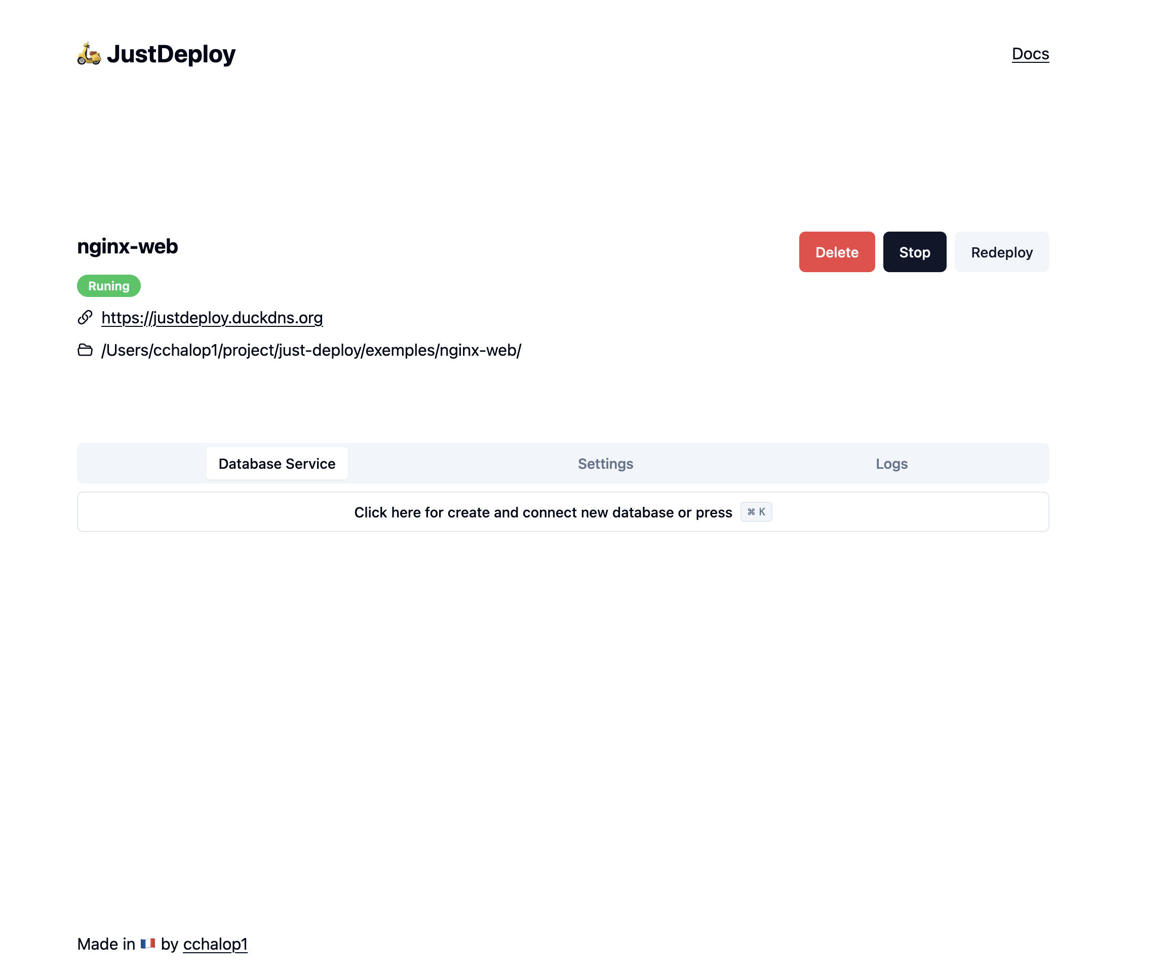 startuptile JustDeploy-Deploy your app with no lock-in & extra cost