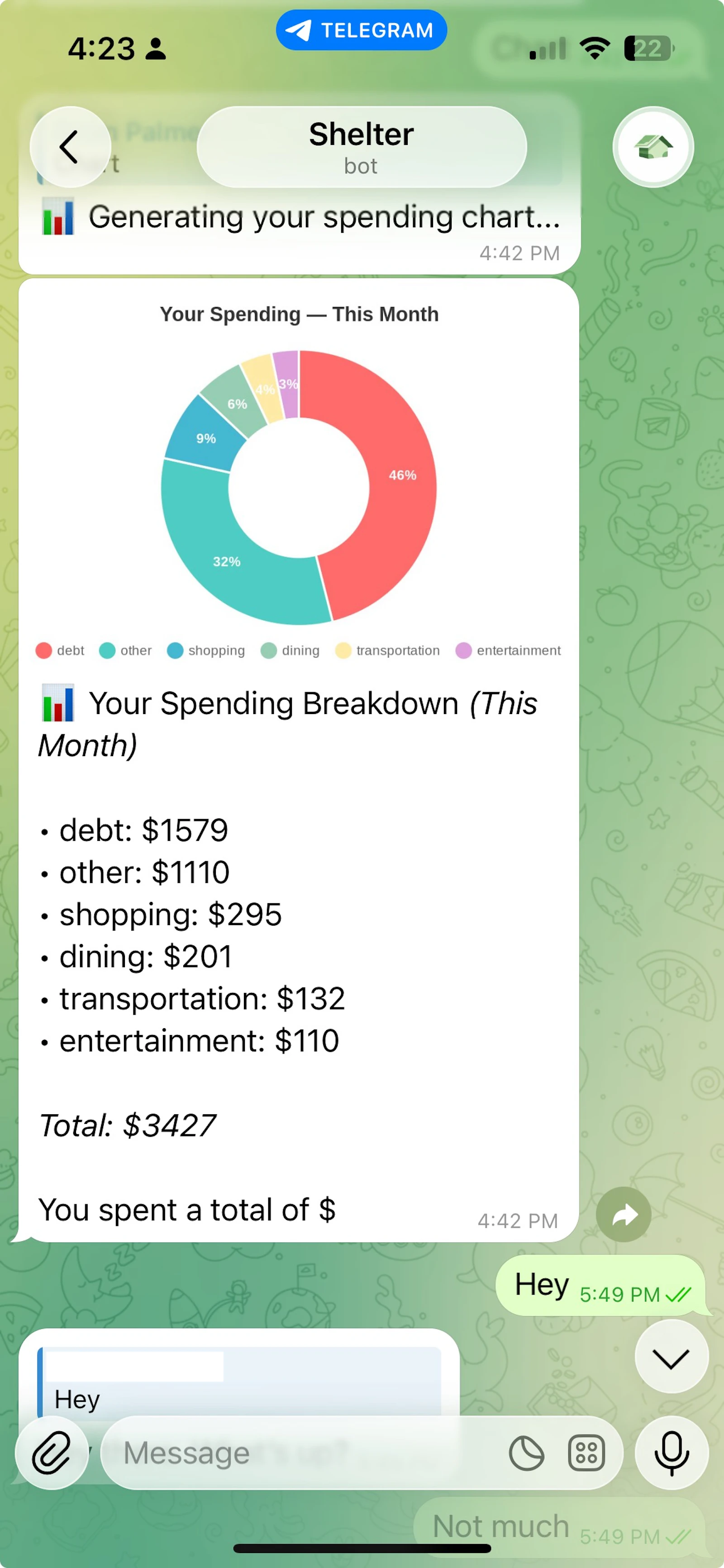 Shelter - Your AI Financial Guardian  screenshot 5