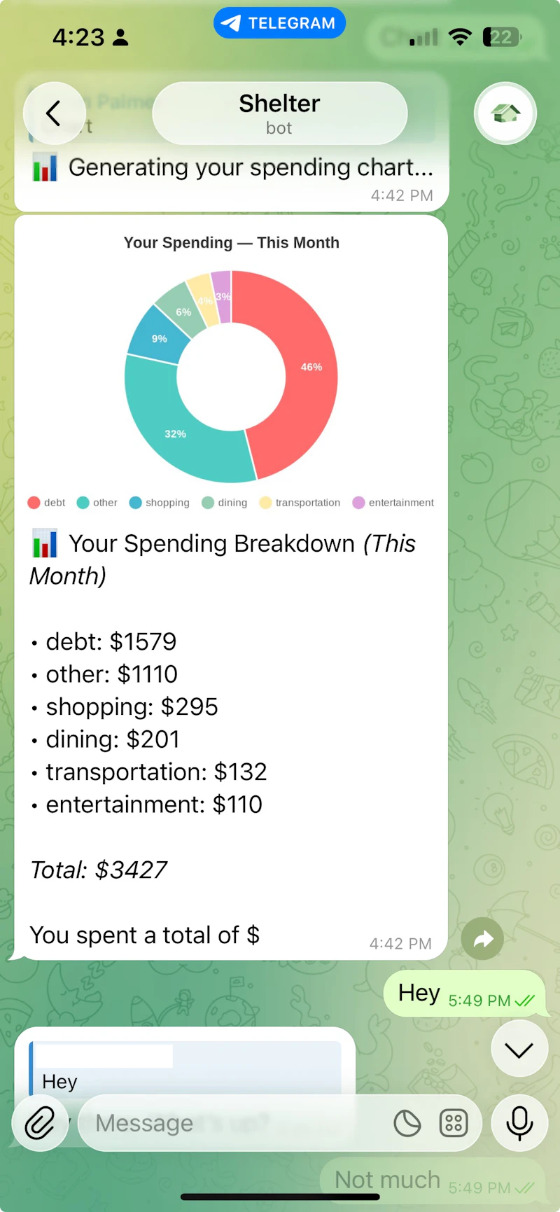 Shelter - Your AI Financial Guardian  screenshot 5