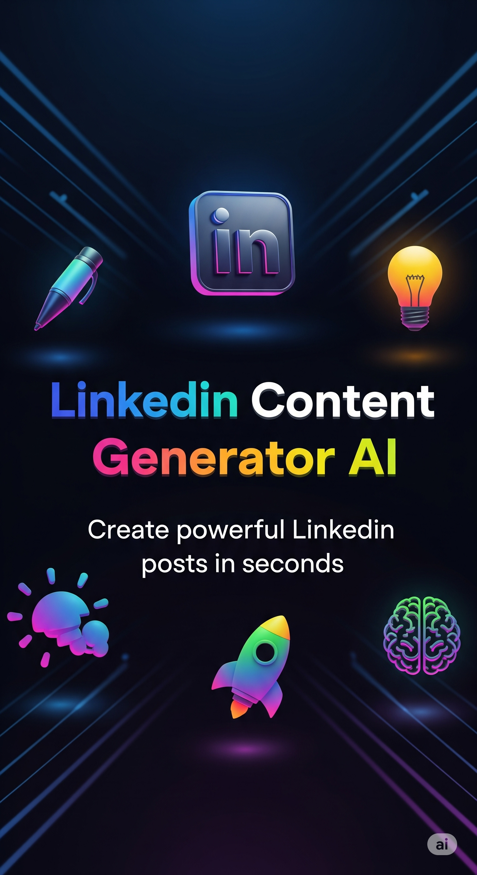 Extensión AI del generador de contenido de LinkedIn - Crea poderosas publicaciones de LinkedIn en segundos. media 2