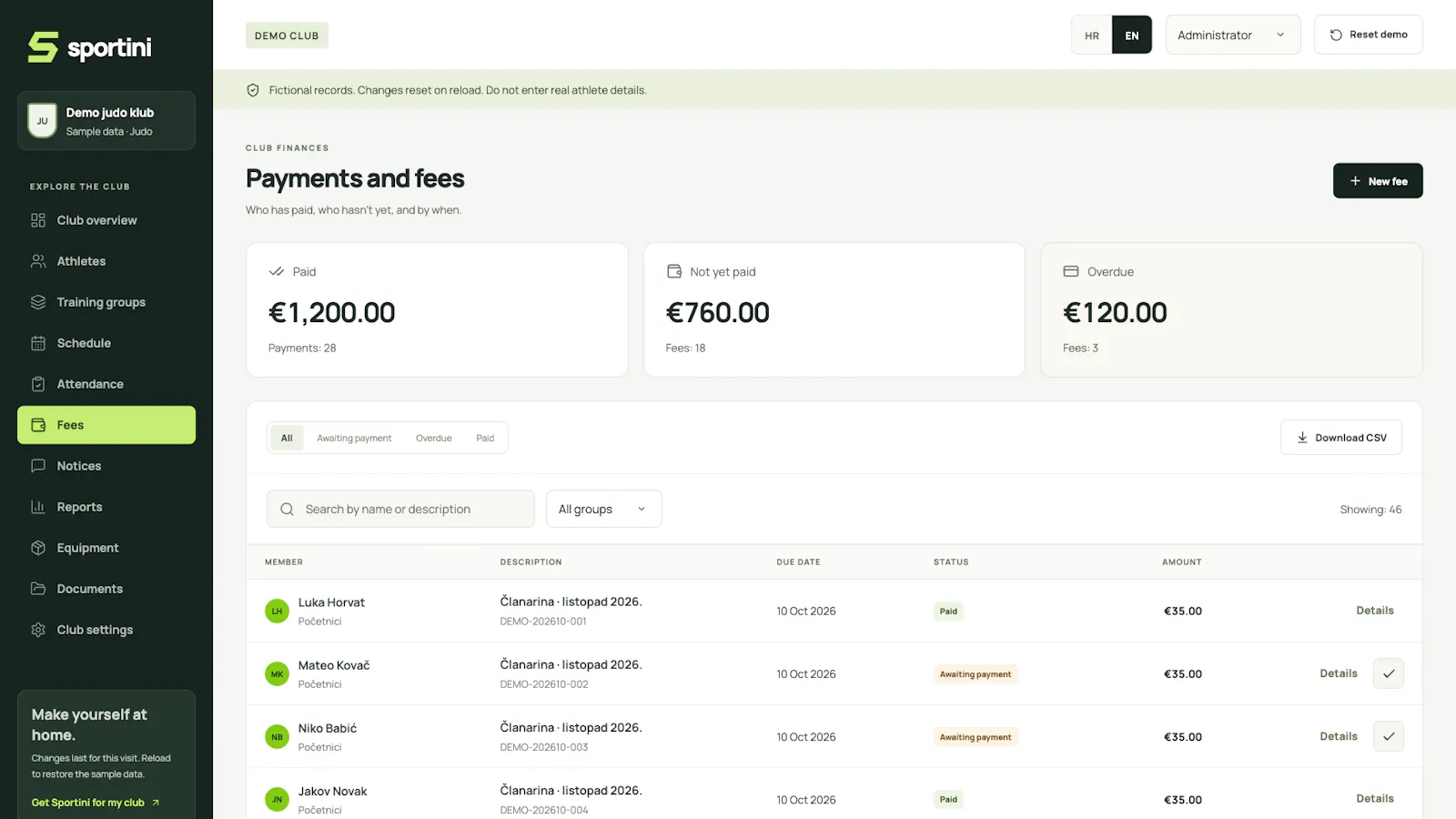 Sportini screenshot 8