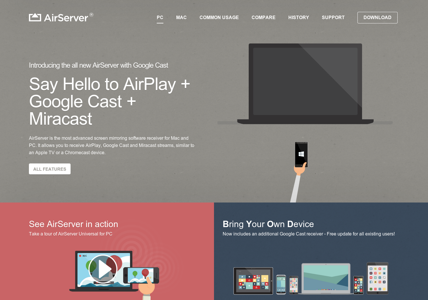 How to use airserver for mac on android phone