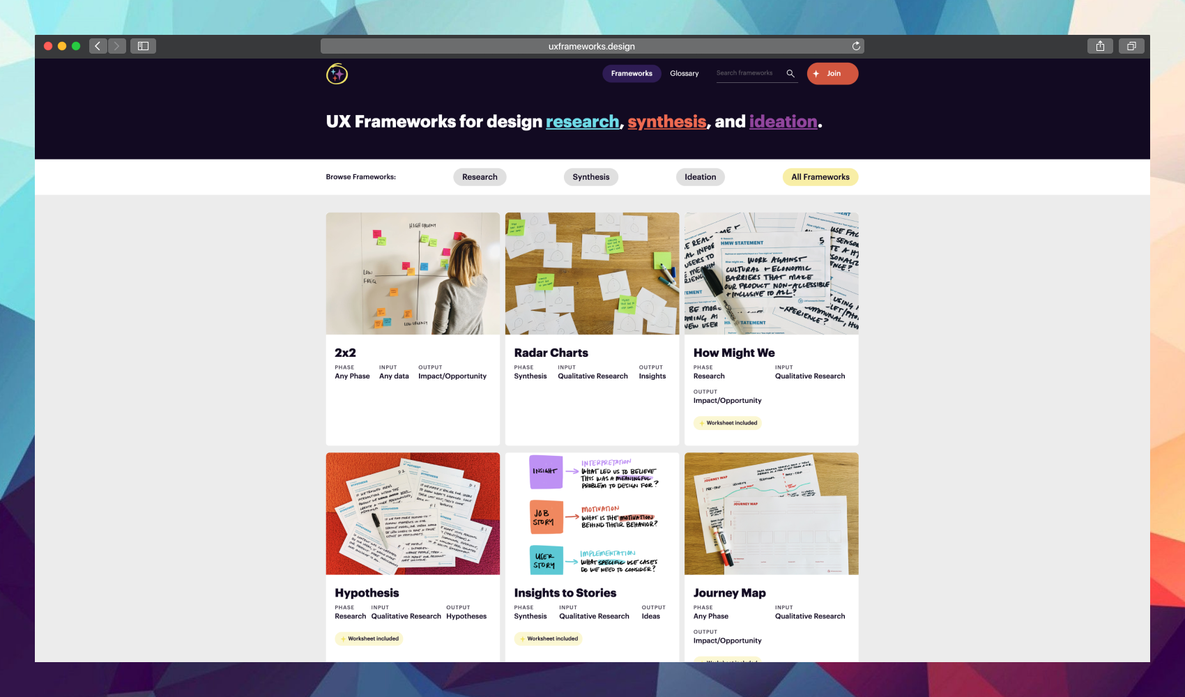 UX Frameworks gallery image