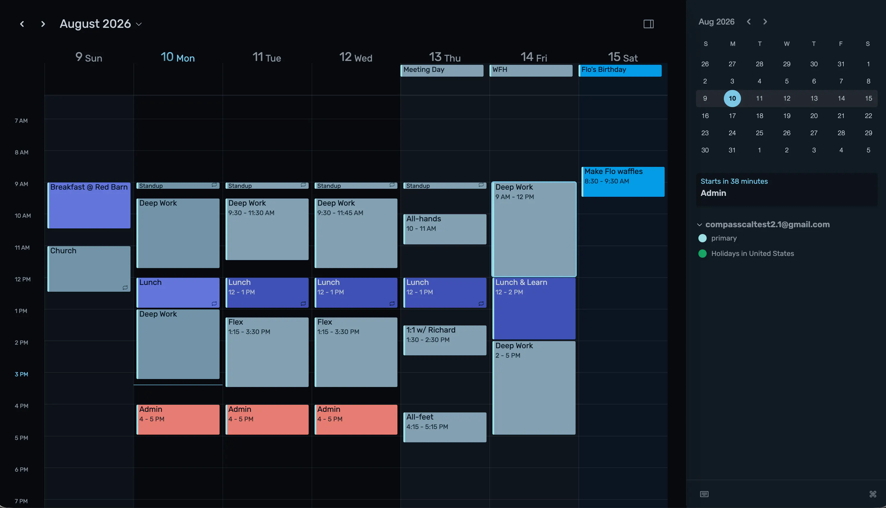 Compass Calendar