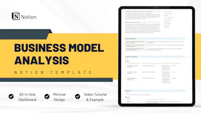 Notion Business Model Analysis template gallery image