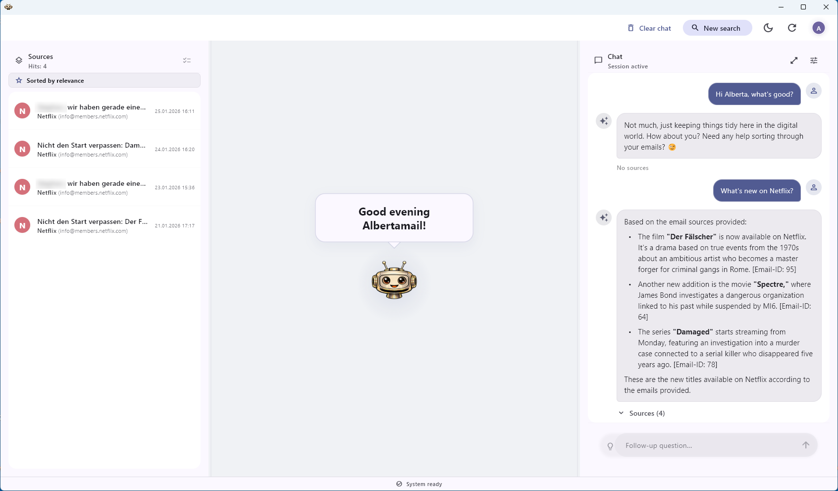 Alberta - Screenshot 2 showing product features and functionality
