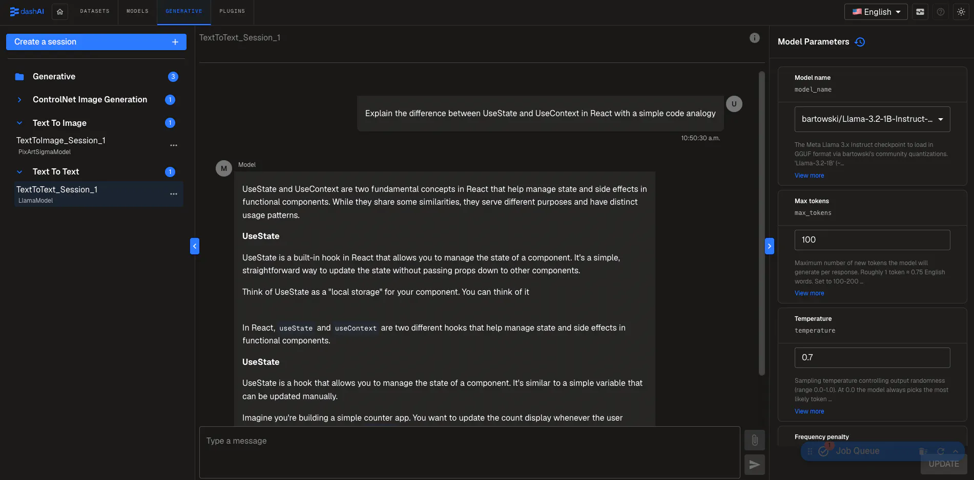dashAI:Interactive ML,No code,LocalFirst gallery image