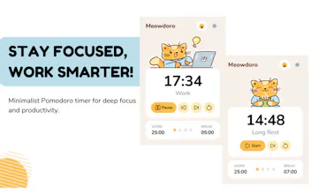 Meowdoro Tracker - Pomodoro Work Timer gallery image