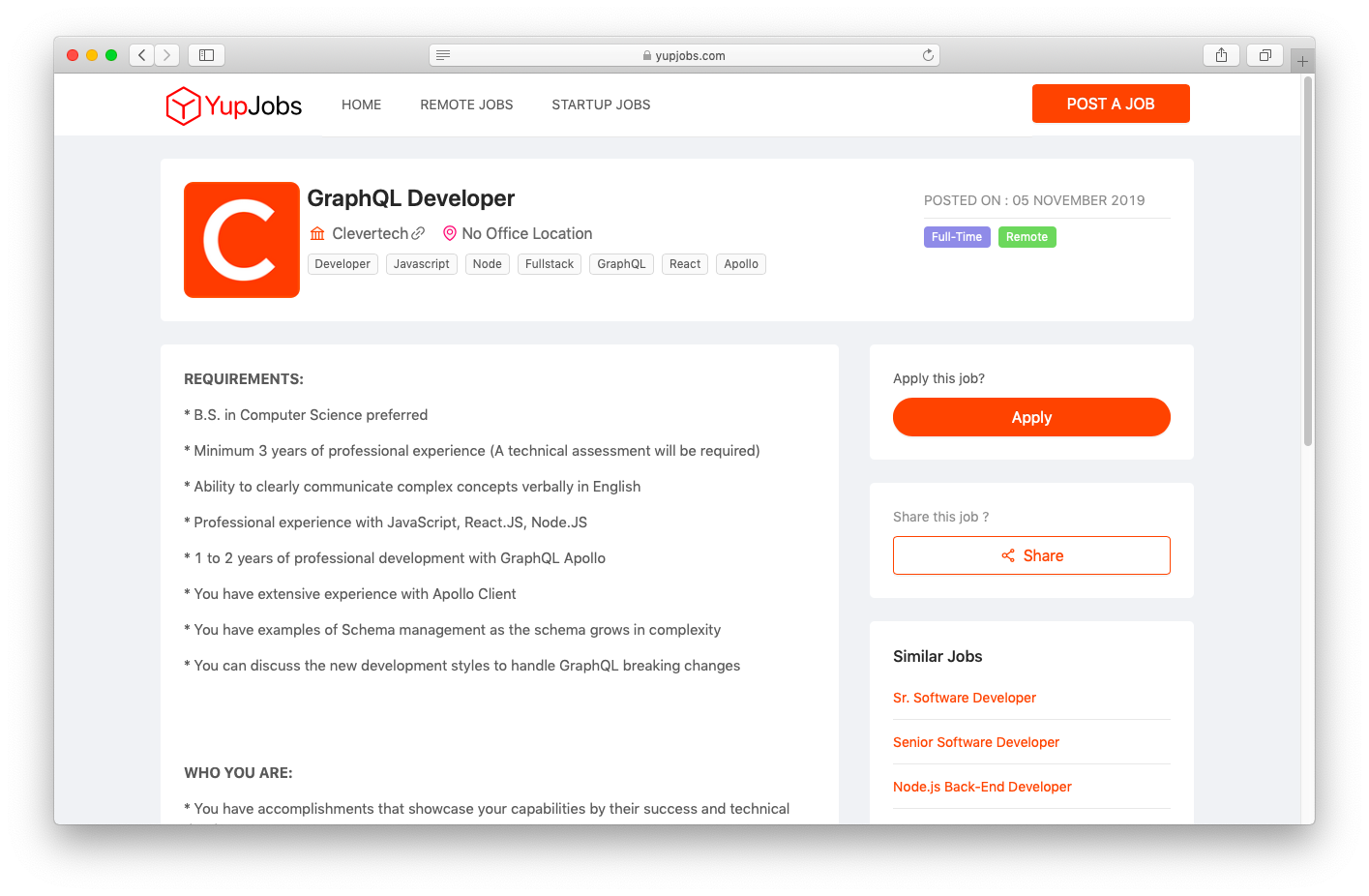 YupJobs gallery image