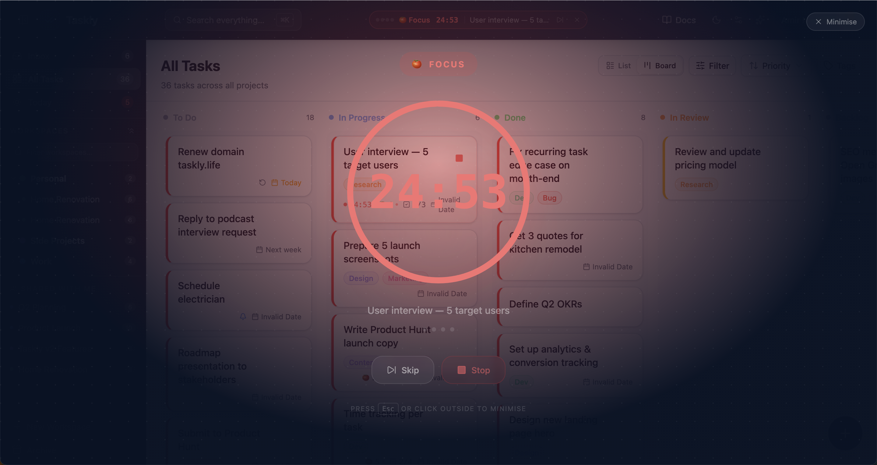 Taskly - Screenshot 3 showing product features and functionality