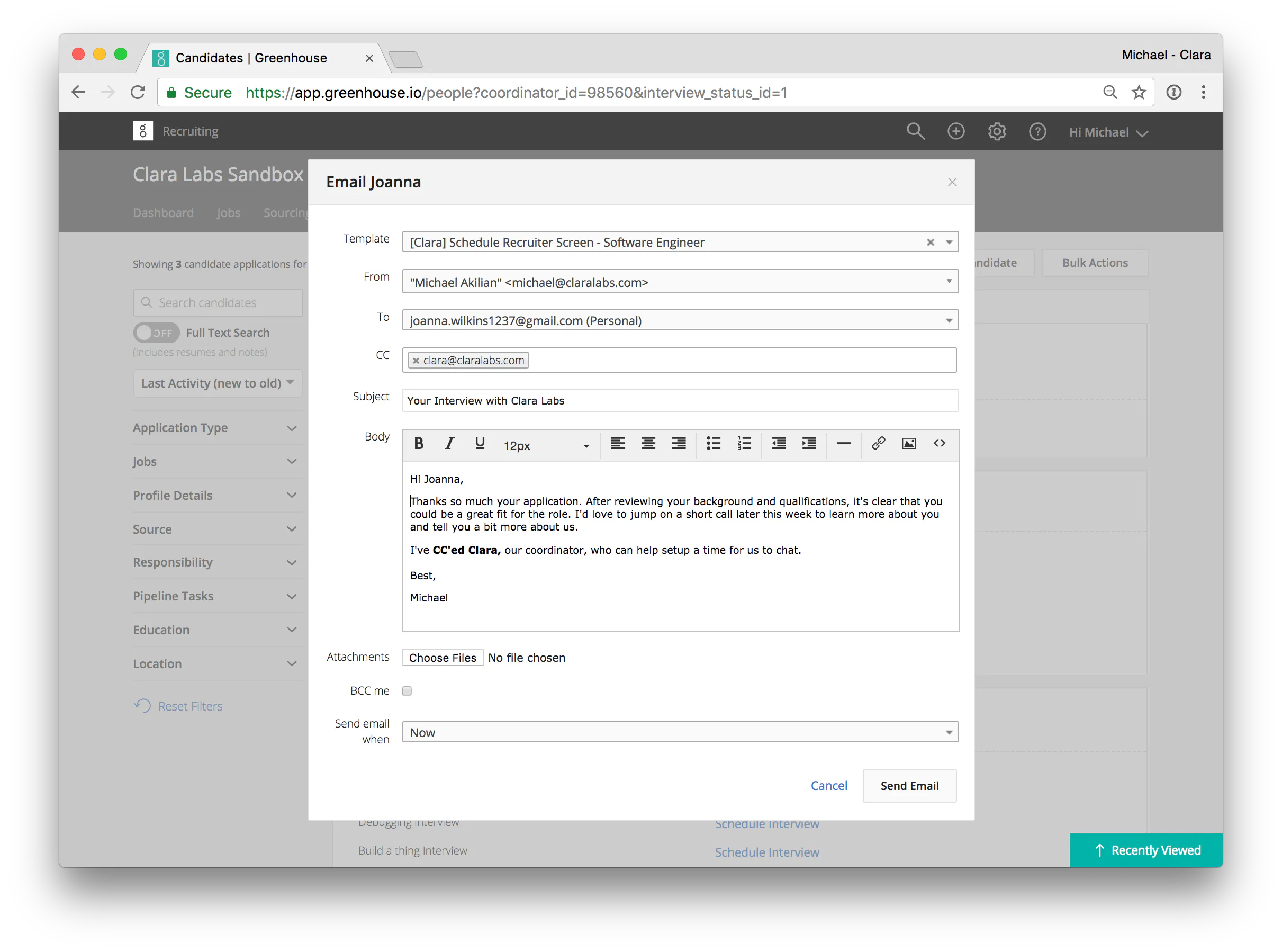 Clara: Human-in-the-loop assistant that schedules meetings. | Product Hunt