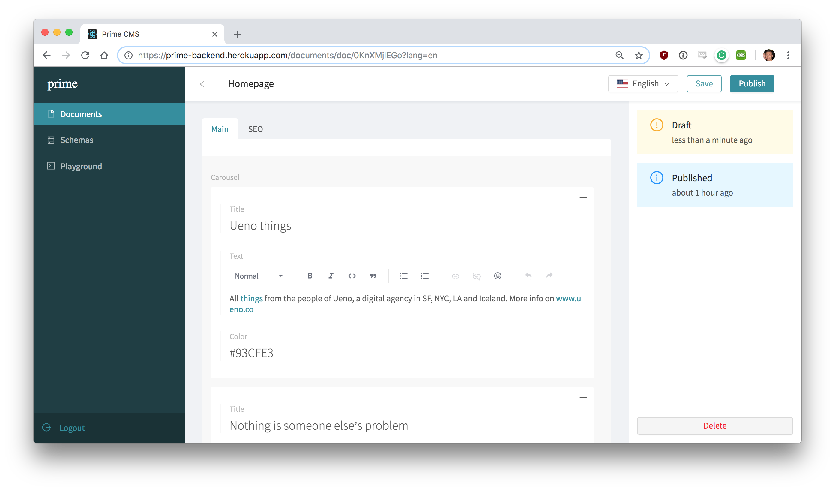 Prime CMS gallery image