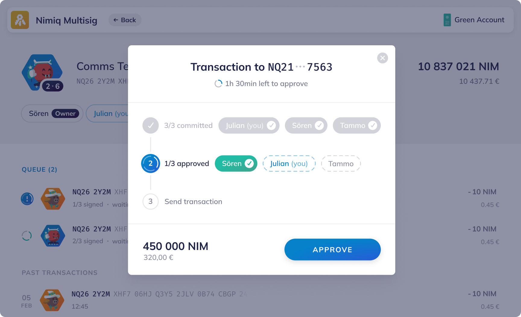Nimiq Multisig gallery image