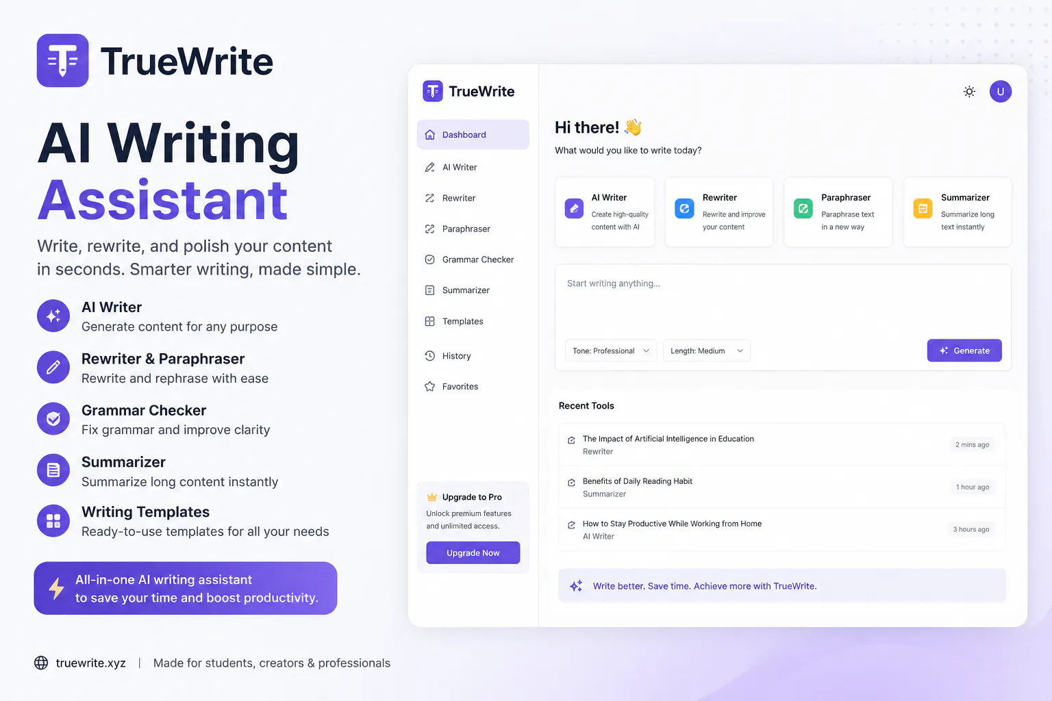 TrueWrite logo