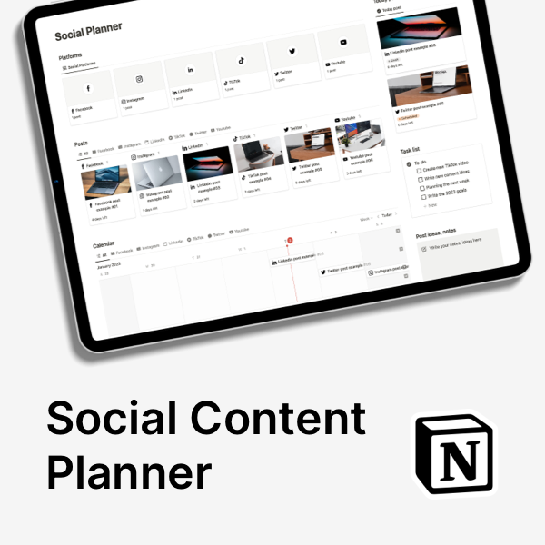 Social Content Planner