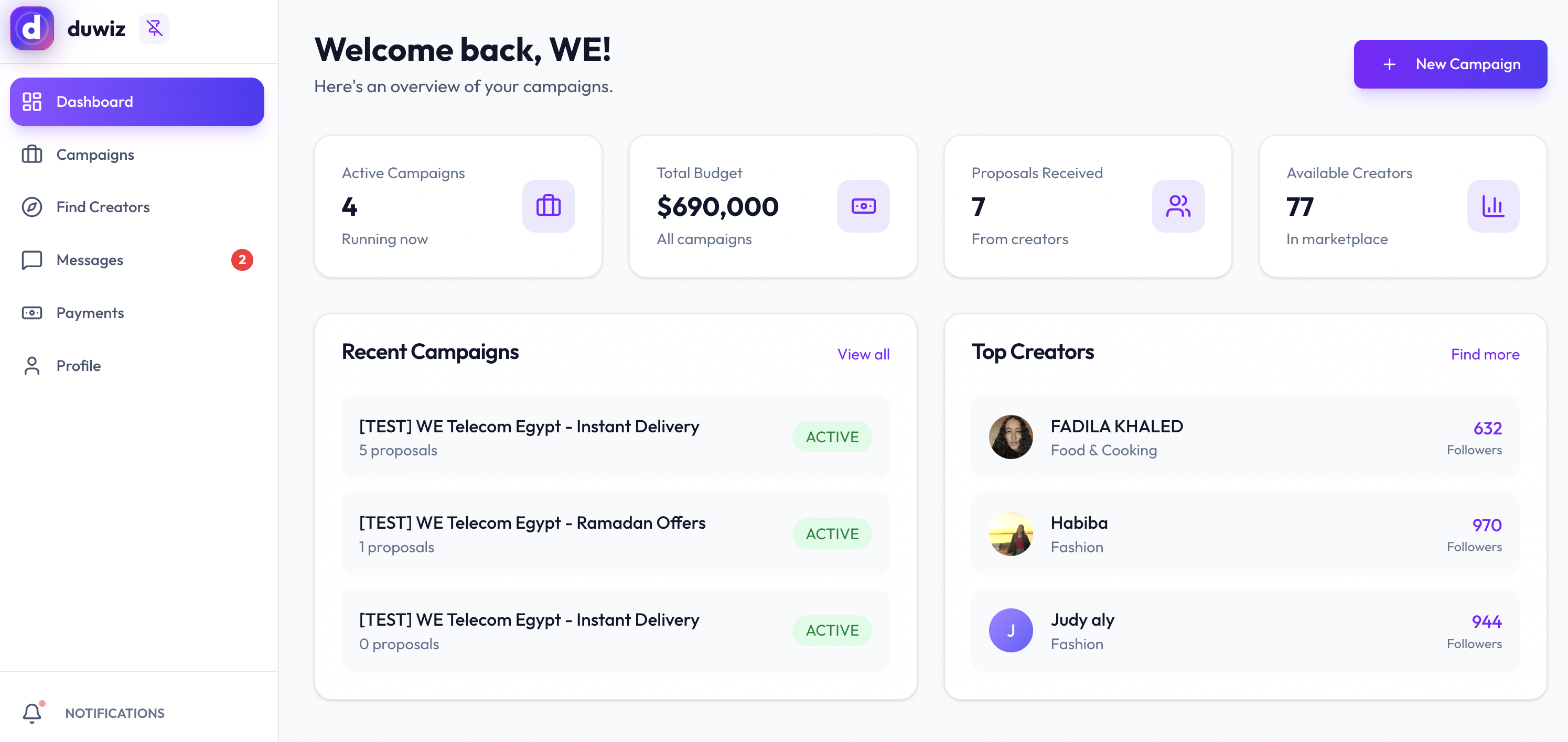 duwiz - Influencer Marketing Platform gallery image