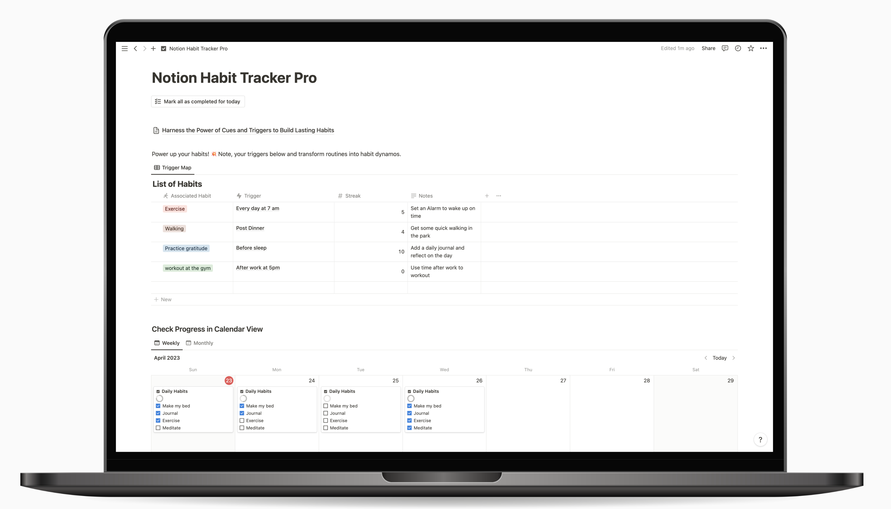 Begriffsgewohnheit Tracker Pro