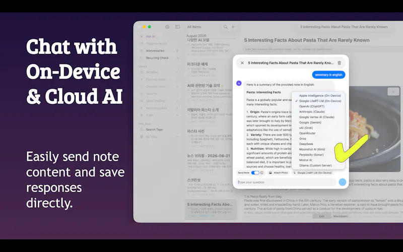 AskNote : On-Deivce AI Notes screenshot 3