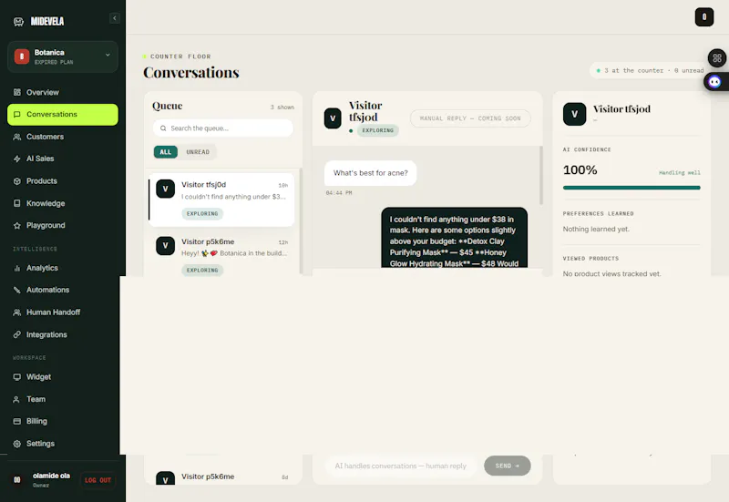 Midevela screenshot 2