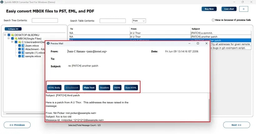 SysInfo Thunderbird Email Backup Tool media 3