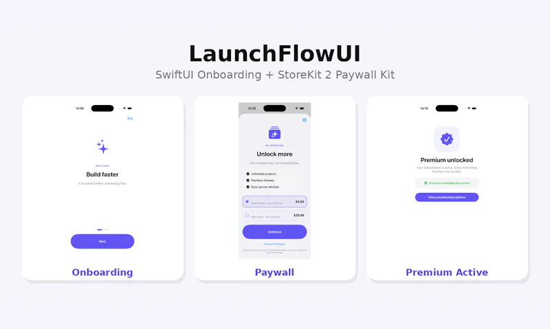 LaunchFlowUI screenshot 2