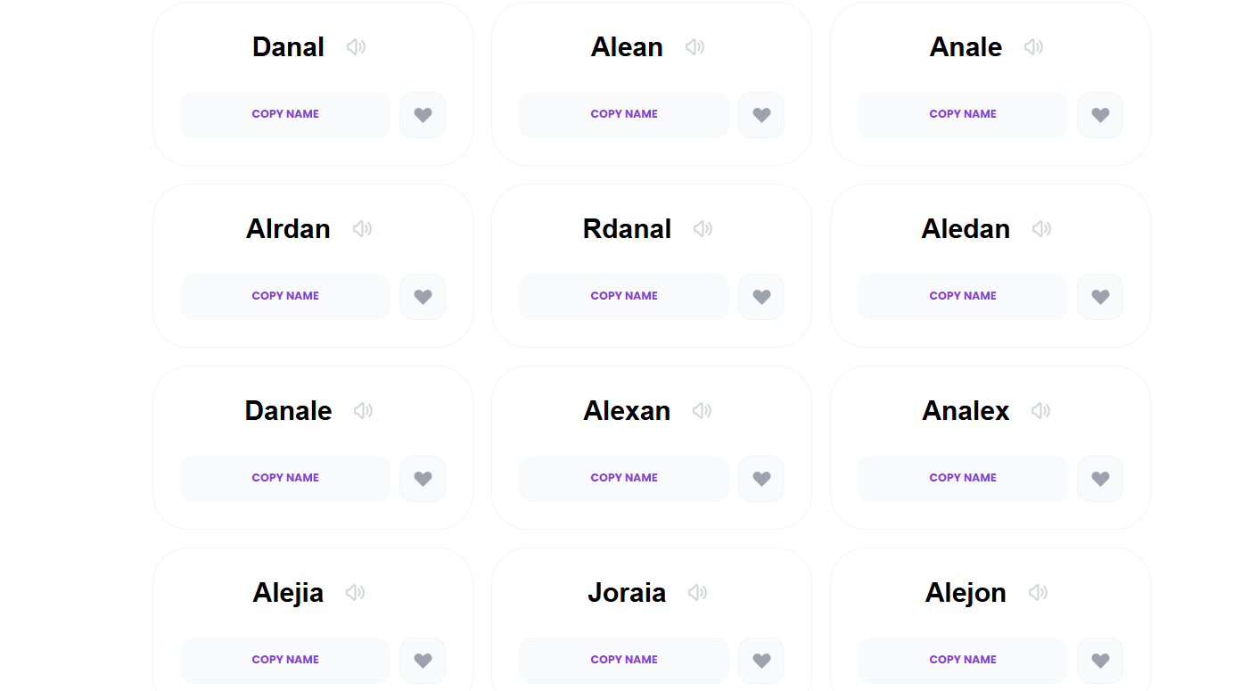 Couple Ship Name Generator - Screenshot 2 showing product features and functionality